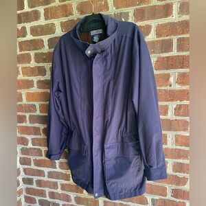 L.L.Bean Men’s Navy Blue Parka Coat, Size Large